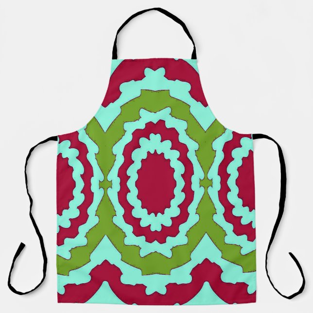 All-Over Print Apron, A classic fabric pattern  Ap Apron (Front)