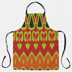 All-Over Print Apron, A multicolor fabric pattern Apron