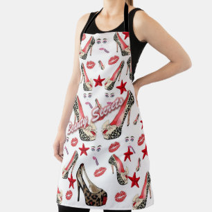 All Over Print Apron Beauty Secrets Salon Stylists