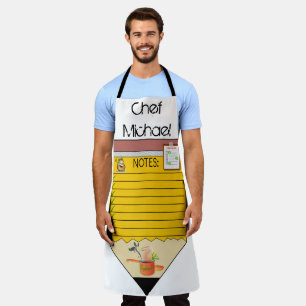 All Over Print Apron Chef
