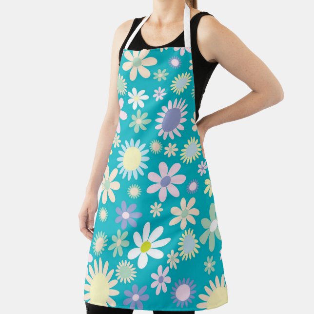 All Over Print Apron Colourful Colours (Insitu)