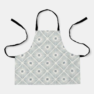 All-Over Print Apron Geometric  Nesting Squares 