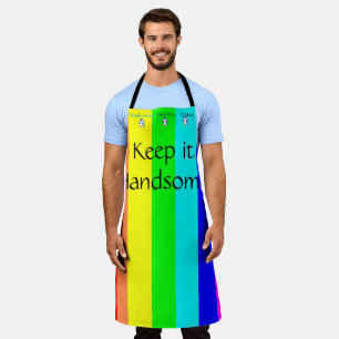 All Over Print Apron Keep it Handsome Penguin