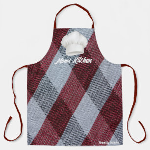 All-Over Print Apron Kitchen Bar Decoration