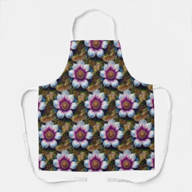 All-Over Print Apron Large 27"x34 Whether you (Front)