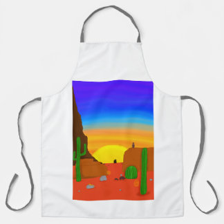 All-Over Print Apron, Large Apron