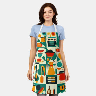 All-Over Print Apron, Medium 26"x30",kitchen,funny Apron