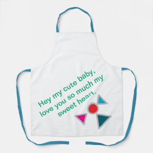 All-Over Print Apron, Medium Apron