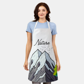 All-Over Print Apron, Medium Apron