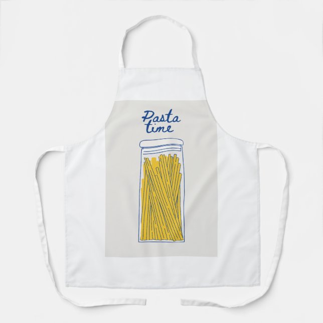 All-Over Print Apron, pasta time  Apron (Front)