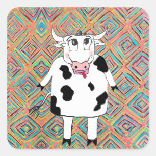 All-Over Print Apron Square Sticker