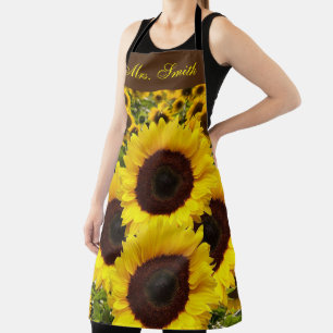 All Over Print Apron Sunflower