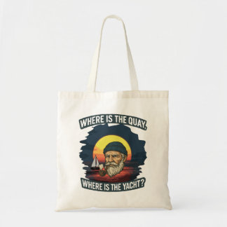 All-Over Print Apron Where is the quay, where is t Tote Bag