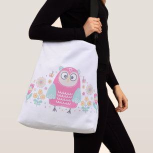 All-Over-Print Cross Body Bag, Large Crossbody Bag