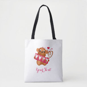 All-Over-Print Cross Body Bag, Medium Tote Bag