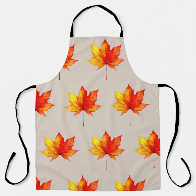 All-Over Print fall Apron  (Front)