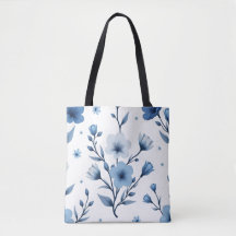 All-Over-Print Floral Tote