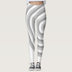 All Over Print Leggings with Circular Design