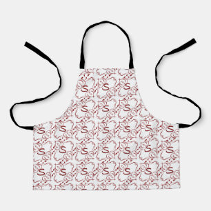 All Over Print Love Letters "S"  Apron