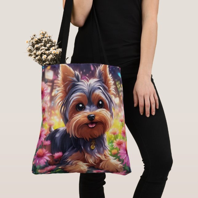 All-Over-Print Tote Bag, Large Bag (Close Up)