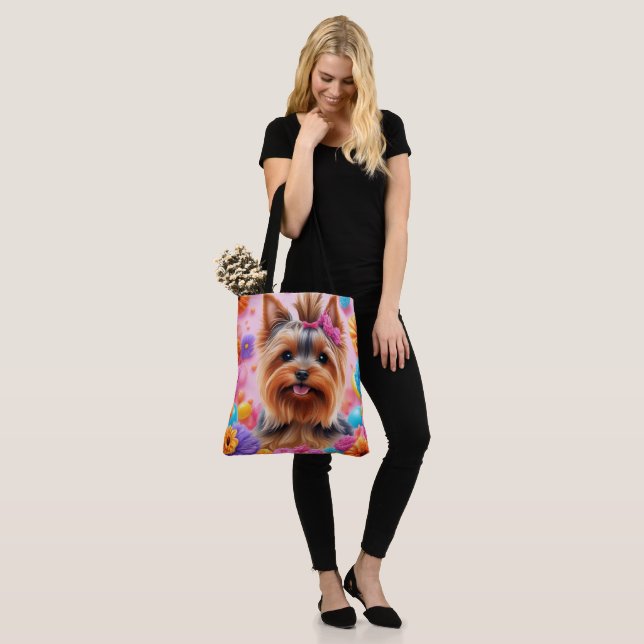 All-Over-Print Tote Bag, Large Bag (On Model)