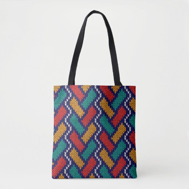 All-Over-Print Tote Bag, Medium! Bag (Front)