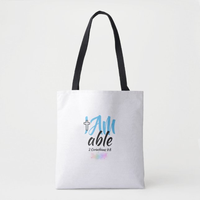 All-Over-Print Tote Bag, Medium Bag (Front)