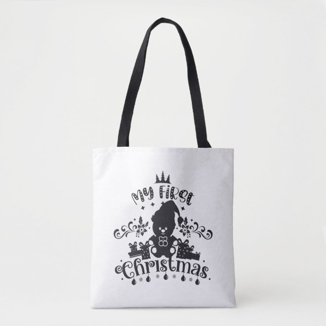 All-Over-Print Tote Bag, Medium Bag (Front)