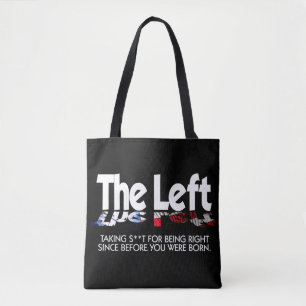 All-Over-Print Tote Bag - The Left, Defined...