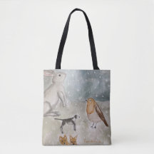 All-Over-Print Tote, Shoulder Tote