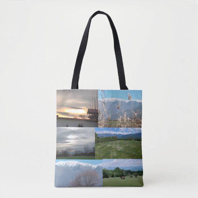 All-Over-Print Tote, Shoulder Tote Bag (Front)
