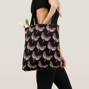 All-Over Tote - Ailanthus Moth (pattern black) Bag