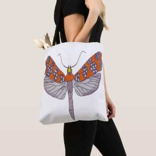 All-Over Tote - Ailanthus Moth (white) Bag