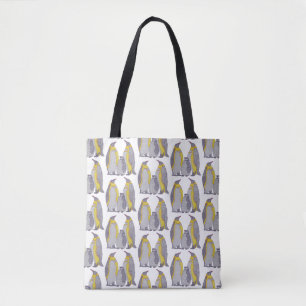 All-Over Tote - Penguin Family (pattern white) Bag