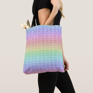 All-Over Tote - Rainbow Stitching