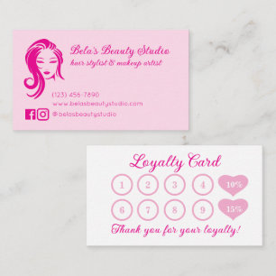 All Pink Custom Loyalty Card