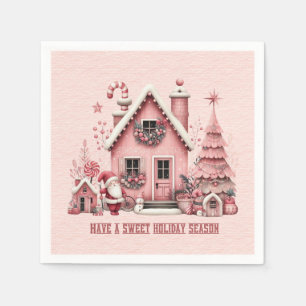 All Pink Have A Sweet Holiday Season House Napkin