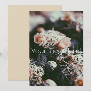 All Purpose Personalised Cactus Invitation Card