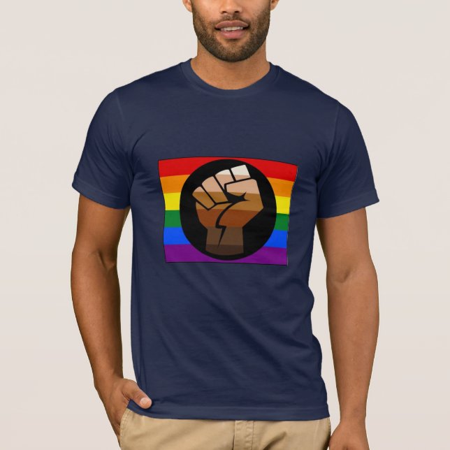 All Race Unity Rainbow. T-Shirt (Front)
