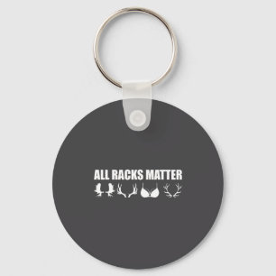 All Racks Funny Hunting Lover Deer Antlers Adult Key Ring