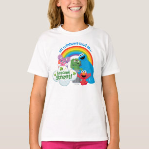 All Rainbows Lead to Sesame Street T-Shirt
