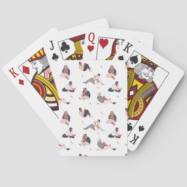 All Readers Welcome Playing Cards (Back)