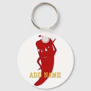 All Red Hot Pepper Diva Key Ring
