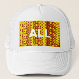 ALL REDSKIN TRUCKER HAT