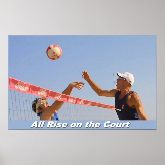 All Rise on the Court Poster (Front)