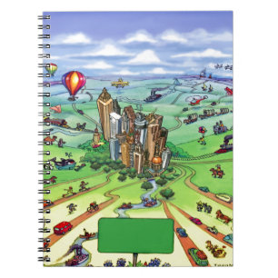 All Roads lead to Atlanta Georgia Notebook