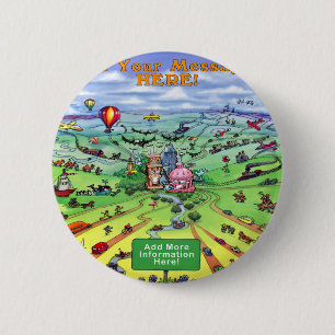 All Roads Lead to Austin Texas 6 Cm Round Badge