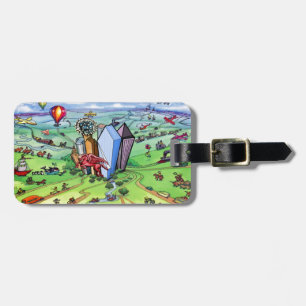 All Roads lead to Dallas Texas Luggage Tag