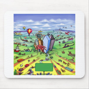 All Roads lead to Dallas Texas Mouse Pad