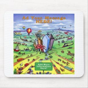 All Roads lead to Dallas Texas Mouse Pad